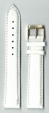 Ремень кожаный, 20 мм, Classik (удлиненный, белый)