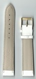 Ремень кожаный, 20 мм, Classik (удлиненный, белый)