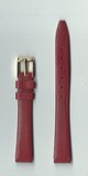 Ремень кожаный, 12 мм, Kroko (красный бордо)