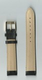Ремень кожаный, 22 мм, Kroko (черный, удлиненный )