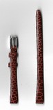 Ремень кожаный, 08 мм, Piton (красный бордо )   PREMIUM