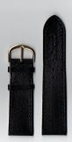 Ремень кожаный, 24 мм, Straps (классический) (черный)