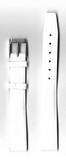Ремень кожаный, 16 мм, Kroko (белый )