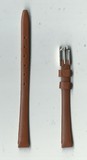 Ремень кожаный, 08 мм, Kroko (темно-коричневый)