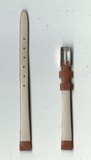 Ремень кожаный, 08 мм, Kroko (темно-коричневый)