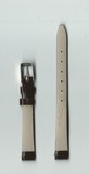 Ремень кожаный, 10 мм, Kroko (темно-коричневый)   PREMIUM