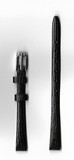 Ремень кожаный, 08 мм, Lezar (черный )   PREMIUM