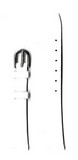 Ремень кожаный, 10 мм, Straps (классический) (белый)