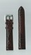 Ремень кожаный, 20 мм, Anaconda (красный бордо, удлиненный )