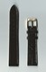 Ремень кожаный, 18 мм, Kroko (темно-коричневый)