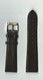 Ремень кожаный, 22 мм, Kroko (темно-коричневый)