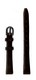 Ремень кожаный, 10 мм, Straps (классический) (темно-коричневый)